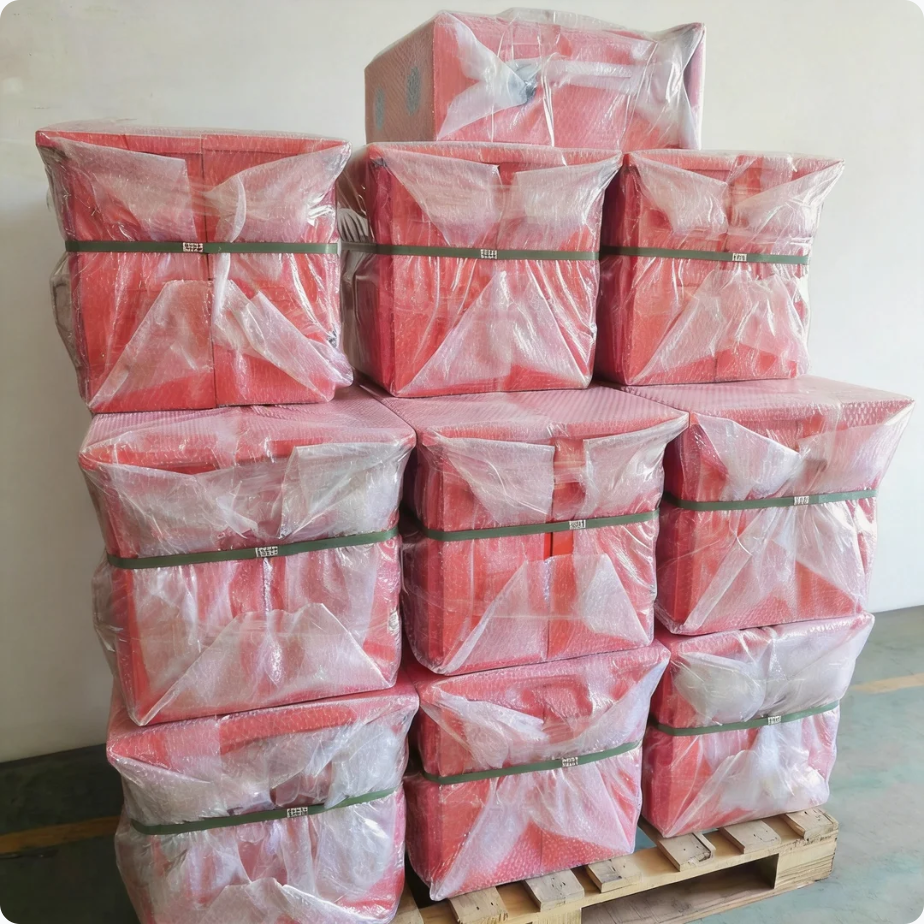 Ouyue Factory шығарған апельсин тарату қораптары Америка Құрама Штаттарына экспортталғалы жатыр